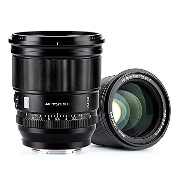 Amazon.com : VILTROX 75mm f/1.2 F1.2 PRO E Lens APS-C Auto